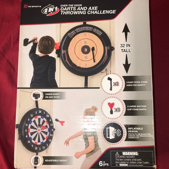 Over the door darts and axe throwing challenge - Picture 1 of 2